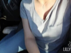 18, 素人, デカ尻, フェラチオ, ドイツ人, アウトドア, 公共, ティーン