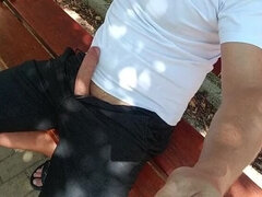 Pijpbeurt, Flashing, Naakt, Buiten, Pools, Openbaar, Dikke tepels, Tieten likken