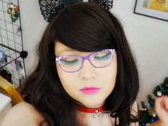 Enthousiasteling, Bondage discipline sadomasochisme, Mooi, Grote lul, Bruinharig, Sperma shot, Shemale, Tieten likken