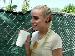 Kont, Lieveling, Blond, Gezichtspunt, Openbaar, Kut duiken, Tiener, Tieten likken