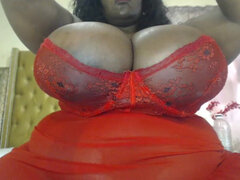 Amateur, Noire, Femme couguar, Lingerie, Mère que j'aimerais baiser, Seins naturels, Solo, Webcam