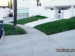 Grote mammen, Pijpbeurt, Zwart, Hd, Interraciaal, Gezichtspunt