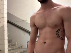 German boy Public outdoors, outdoors, cum on face, cum, piss, swallowing, naked muscles, small cock, big cock, young, straight, masturbation