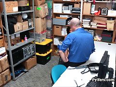 Enthousiasteling, Pijpbeurt, Zwart, Hd, Kantoor, Schreeuwen, Spion, Tiener
