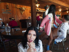 Roleplaying at a saloon turns into an incredible orgy