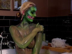 18 anni, Bionda, Pompino, Doccia, Ragazza