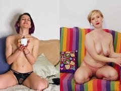 아마추어, 독일인, 유리들, 레즈비언, 수음, 보지, 면도된, 장난감들