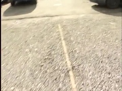 Amazing Blowjob in Parking Lot - MILF Sucks Cock POV