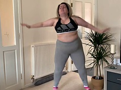 Jodie exercise in slow motion