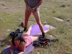 Zadok k puse, Veľké péro, Striekanie semena, Nemecké, Milf  mčbp, Drobunké, Na verejnosti, Stockings