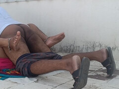 Amateur, Indio, Al aire libre, Coño