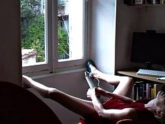 Blondinka, Samozadovoljevanje, Zrela, Milf, Solo, Žena