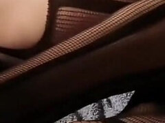 Anal, Travestis, Gode, Pénétrer avec le poing, Masturbation, Solo, Jarretelles