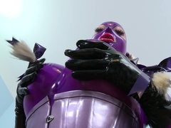 Røv, Stor røv, Fetish, Latex, Barberet, Solo, Sutte, Bryster