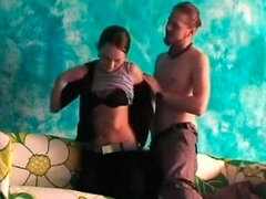 Amatőr, Monumentális dákó, Cumizás, Gesztenyebarna, Természetes mellek, Vékony, Tini, Begyek