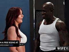 WIFEY Sexy Redhead Hotwife Zoe Grey Gets Double-Teamed By BBC ft. Sheem  Chocolate Rod: Porn