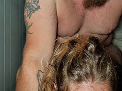 Enthousiasteling, Mooie dikke vrouwen, Grote mammen, Pijpbeurt, Sperma shot, Sperma in gezicht, Hardcore, Slet