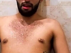 Amateur, Grosse bite, Preservatif, Tir de sperme, Fétiche, Masturbation, Solo