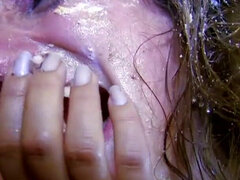 음식, 밀프, 빨간 머리, 젖은