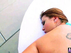 chick (klara gold) With yam-sized backside Get Oiled And Deep Nailed clip-12