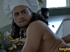 Cute latino jock analfucked by horny BBC