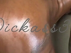 Afrikanisch, Grosser arsch, Grosser schwanz, Schwarz, Spermaladung, Handjob, Masturbation, Reif