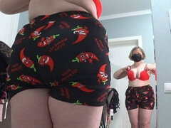 Amateur, Cul, Belle grosse femme bgf, Gros seins, Mature, Culottes ou slips, Seins flasques, Solo