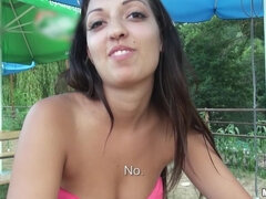 Naughty Cutie Bangs In The Woods