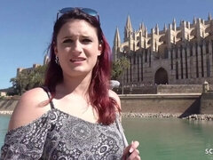 18 años, Corridas, Alemán, Sexo duro, Piscina, Público, Realidad, Pelirrojo