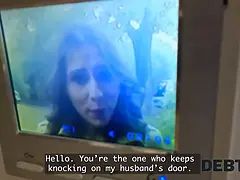 Debt4k. she didn't hope to have so much fun with a collector