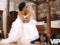 Braut, Geschnappt, Betrug, Frau frau mann, Hd, Latina, Flotter dreier, Hochzeit