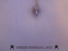 Schlafzimmer, Blasen, Spermaladung, Flexibel, Hardcore, Nackt, Piercing, Rasiert