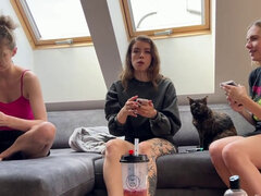 Babe, Stor rumpe, Blond, Brunette, Sexy undertøy, Brystvorter, Pupper