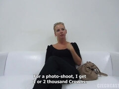 Leie, Blondine, Tschechisch, Frau, Hd, Pov, Solo