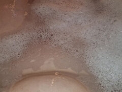 素人, 浴室, デカパイ, 自然山雀, 乳首, オマンコ, 一人, 水中