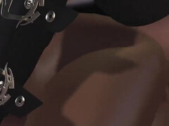 Dreidimensional, Grosser schwanz, Grosse titten, Schwarz, Transe, Transfrau