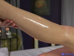 Amateur, Pieds, Fétiche, Lesbienne, Massage, Huilée, Chatte, Mouillée