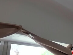 Amatorka, Tyłek, Blondynka, Obciąganie, Wytrysk, Pirsing, Punkt widzenia, Cycki