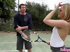 フェラチオ, 浮気者, Hd, 下着, オマンコ, ユニフォーム, 濡れ, 妻