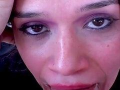 Duży kutas, Blondynka, Obciąganie, Kompilacja, Wytrysk do ust, Mamuśka, Punkt widzenia