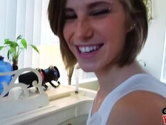 Amatør, Blondine, Bil, Hd, Udendørs, Piercing, Tatovering