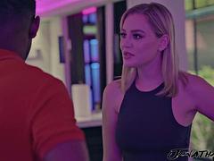 Nana, Blonde, Sucer une bite, Couple, Hd, Interracial, Public