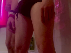 Leie, Bad, Europäisch, Masturbation, Pissen