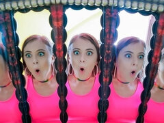 Rubia, Mamada, Estilo perrito, Peludo, Pajear, Lamidas, Adolescente, Tetas