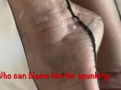 아마추어, 큰 음경, 큰 가슴, 영국인, 사정 샷, 집에서 만든, 나일론, 스타킹