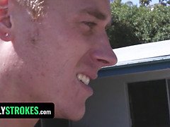 아메리카인, 큰 음경, 사정 샷, 도기스타일, Hd, 고함치는, 금기, 청소년