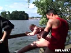 Sexy babe Julia Power fucking in public ft. Markus Waxxennegger by Inflagranti: Porn