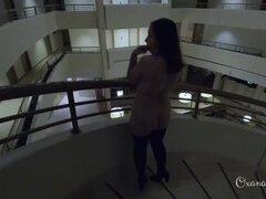 Amatorka, Piękne grube kobiety, Duży tyłek, Puszysta, Ekshibicjonizm, Nagi, Publiczny, Pończochy