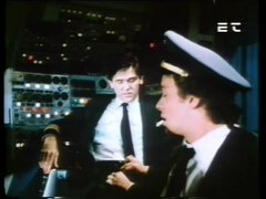 Airplane Pilot with Huge Cock Fucks and Cums on Asshole a Busty MILF Stewardess with Hairy Pussy