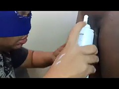 Asiatique, Grosse bite, Noire, Mignonne, Noir ébène, Masturbation, Suçant, Adolescente